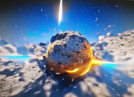 Meteor moon