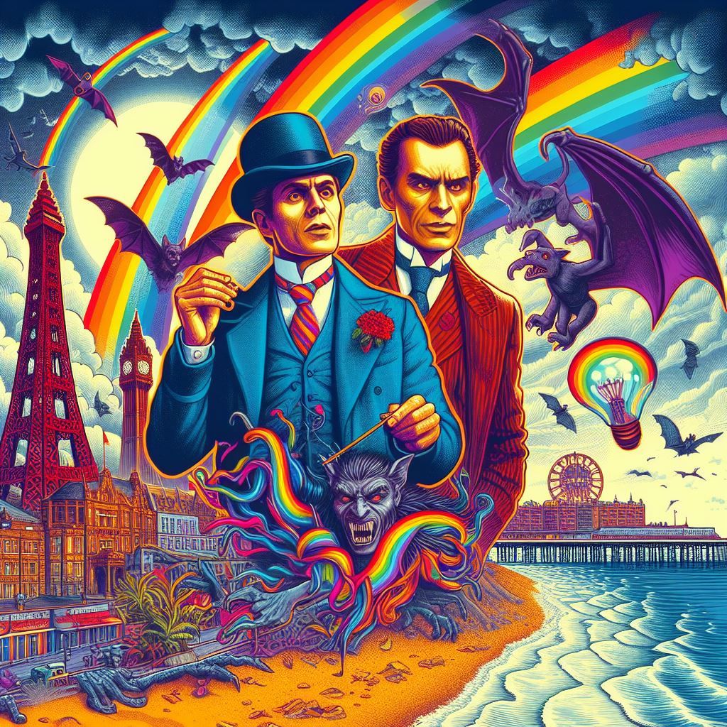 The Rainbow Vampire and The Rainbow Detective. investigation...
