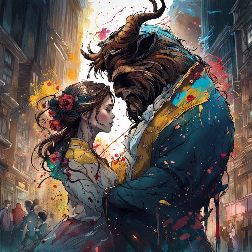 Beauty and the beast in the city  by @Stoasmile