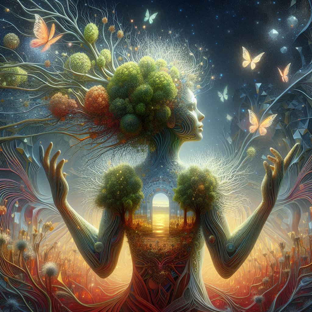 woman is a landscape