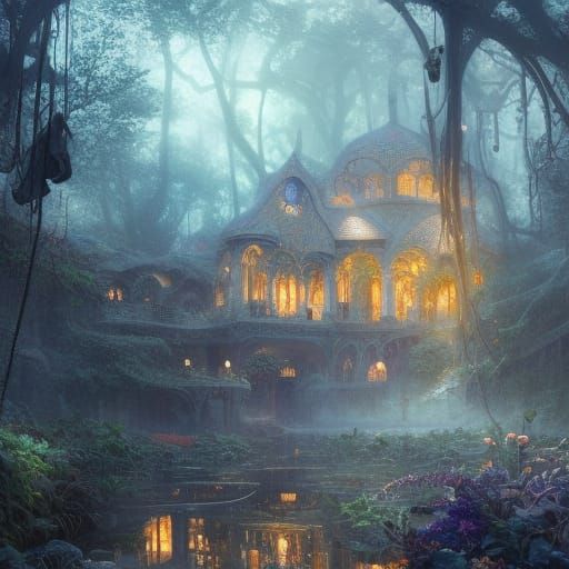 In the woods