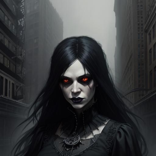 gothic  girl  in new york