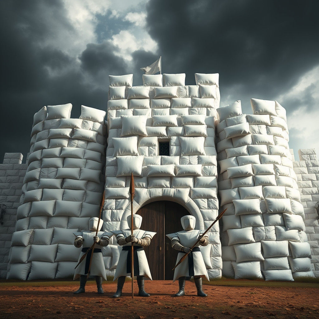 Pillow fort  by @Thecamelofshadows 