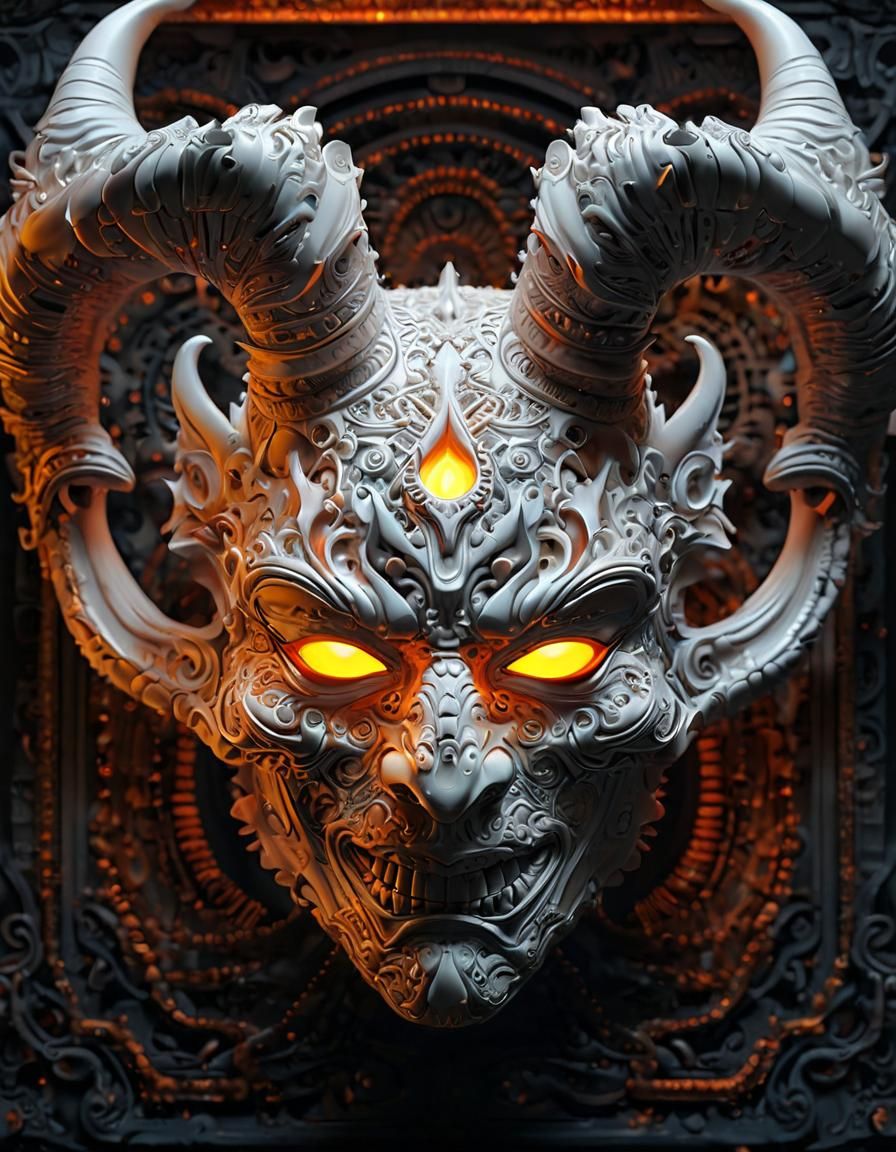 Devil face