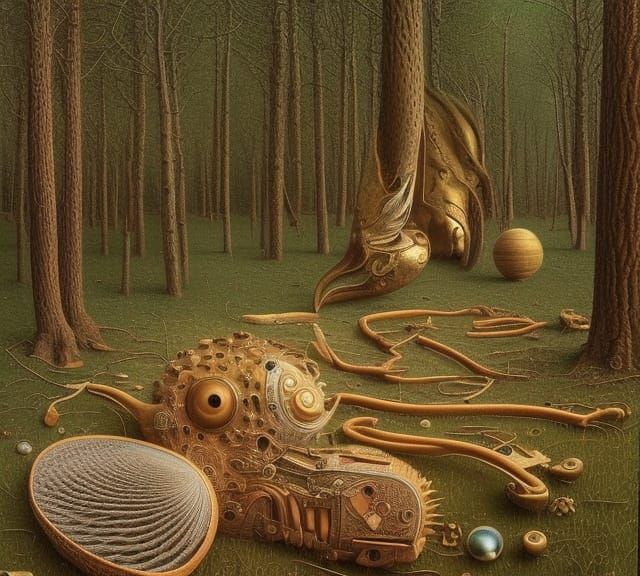 Codex Seraphinianus as seen through the eyes of Ivan Shishki...