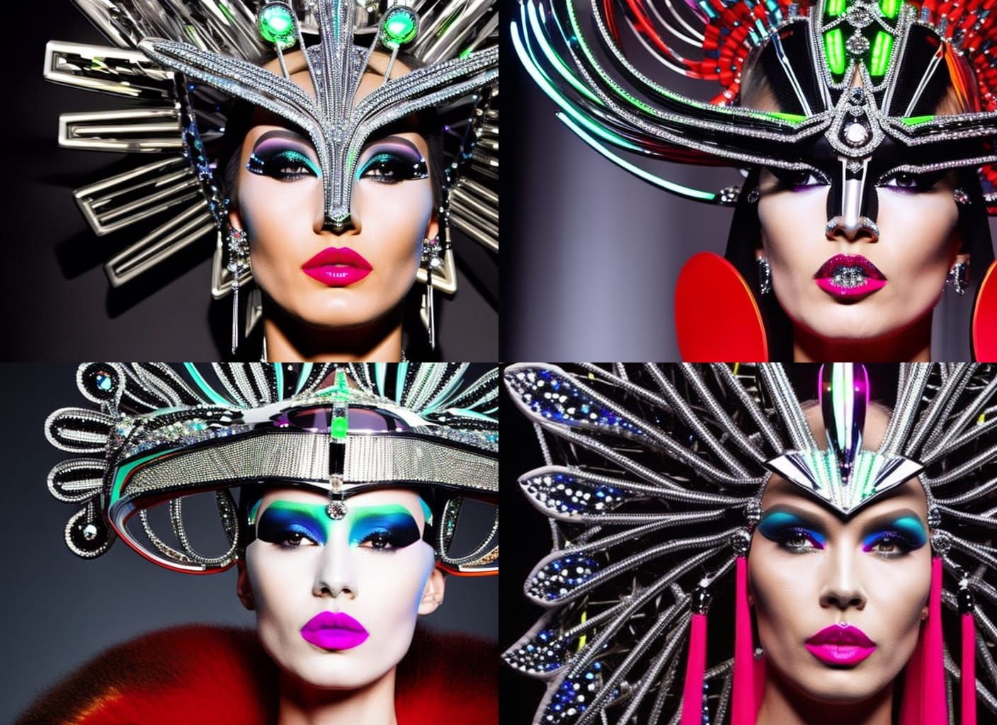 Elaborate Headdresses - AI Generated Artwork - NightCafe Creator