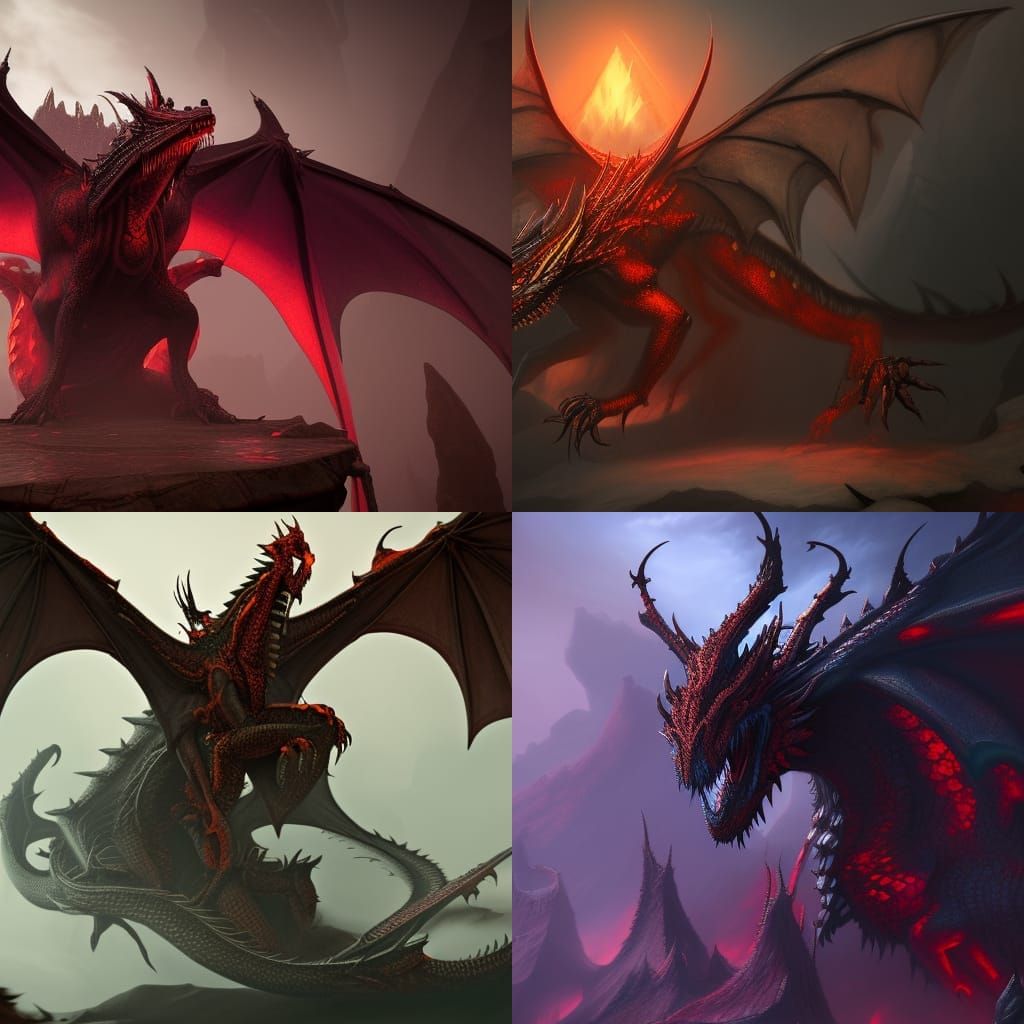 Dragon demon - AI Generated Artwork - NightCafe Creator