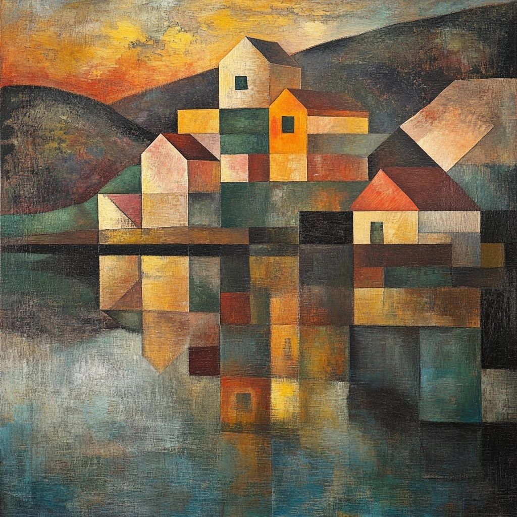 Cubist landscape