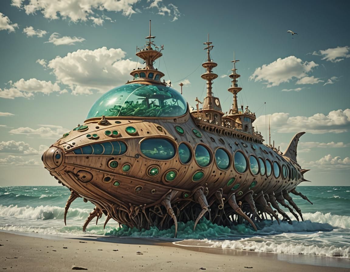 Amphibious Land Ship ISOPOD