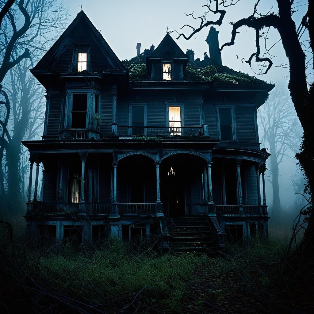A haunted house  by @Mad Piece Maker