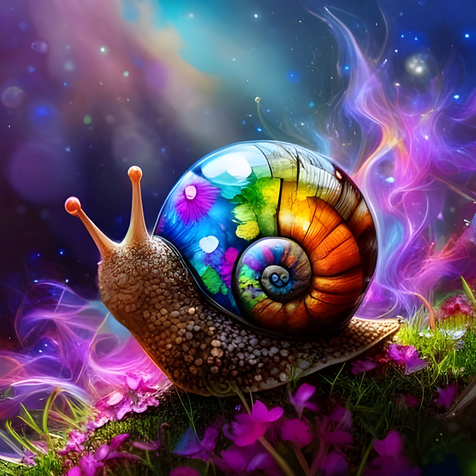 Epic Snail - AI Generated Artwork - NightCafe Creator