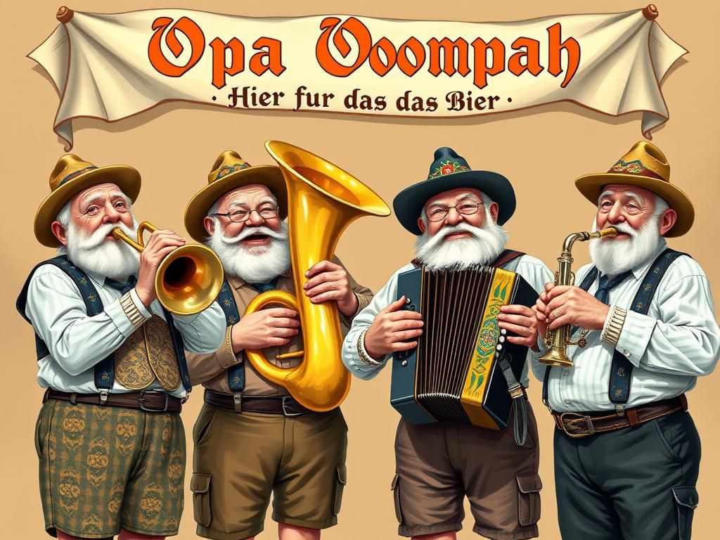 Opa Oompah Quartet  by @Charlie