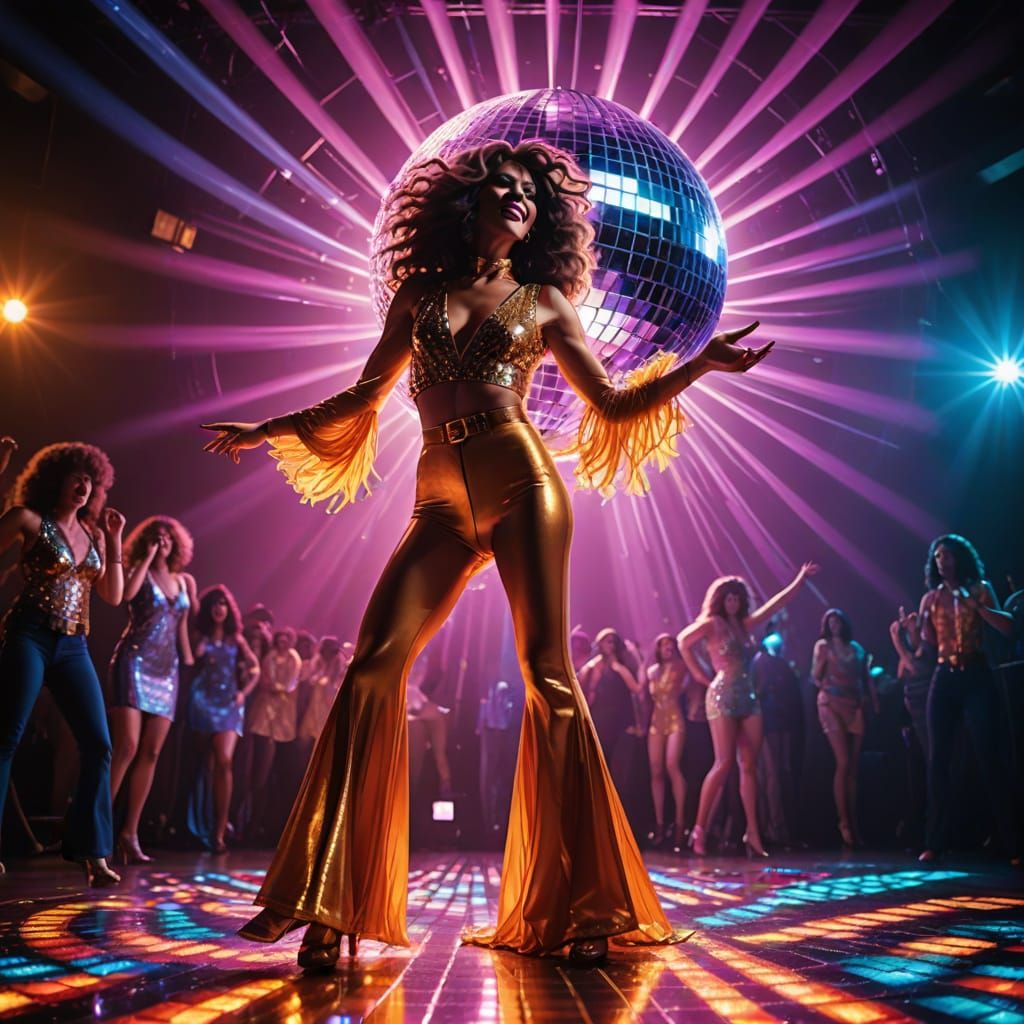 Back to the 70s - Disco Dancing!  by @PurpleSunSet