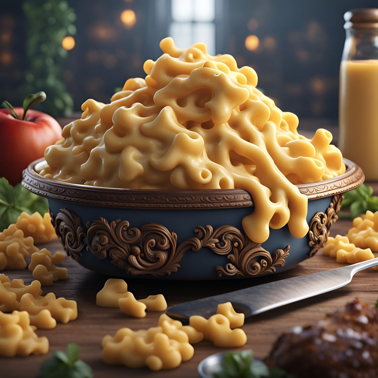 Mac & Cheese - AI Generated Artwork - NightCafe Creator