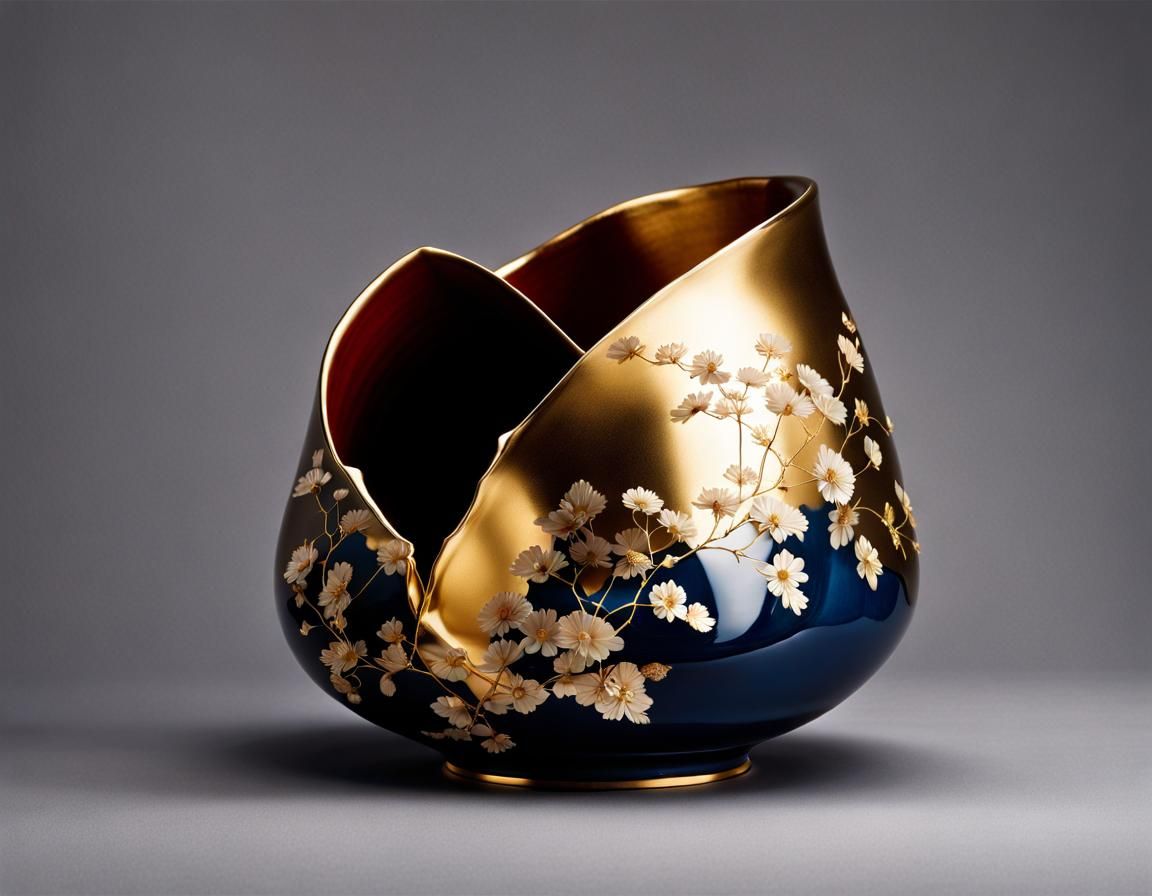 unusual japanese vase