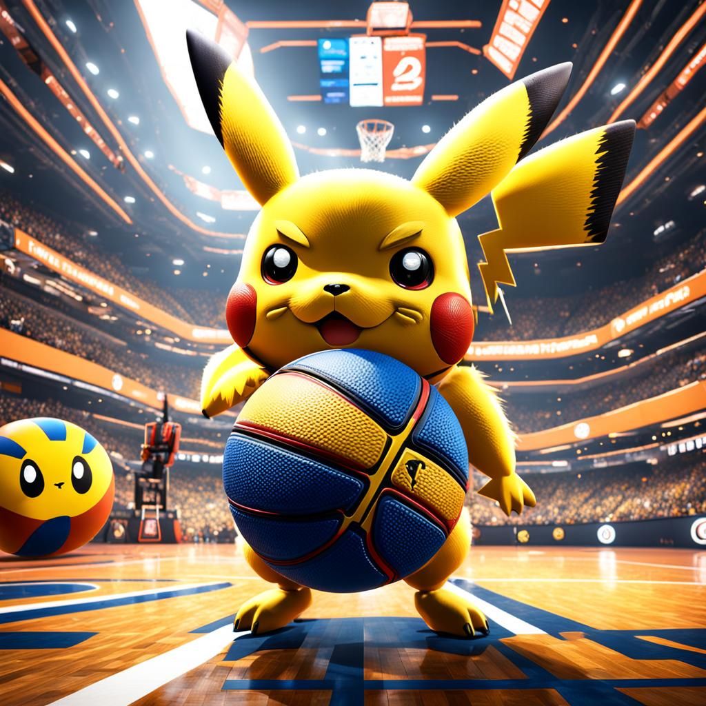 Basketball Pikachu - AI Generated Artwork - NightCafe Creator