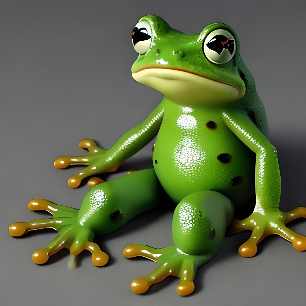 An AI Generated Image of a Frog