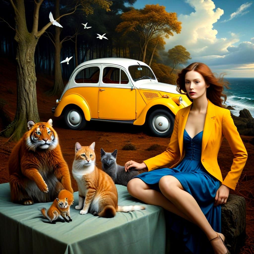 Ethereal Ladies in a Surreal Forest