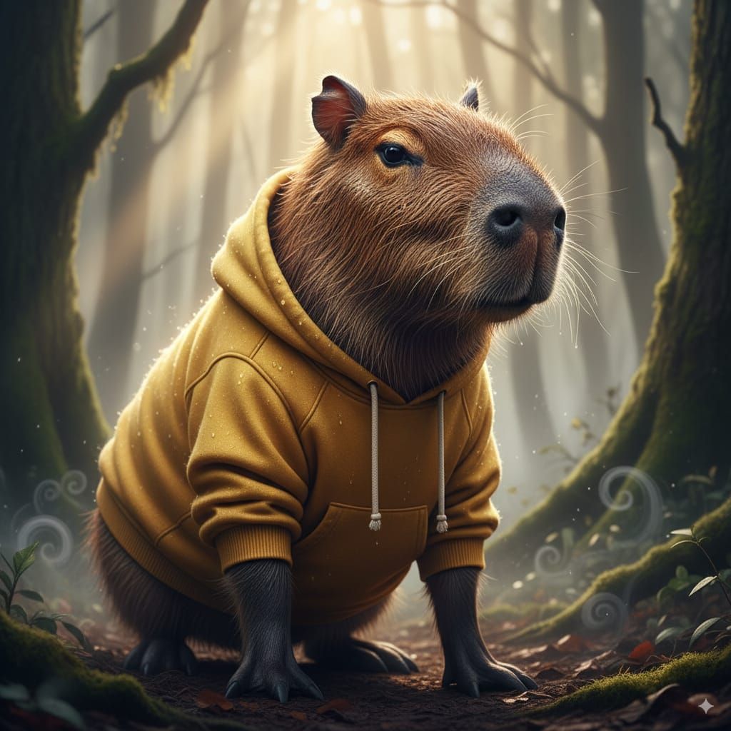 Barnaby - capybara survivor.