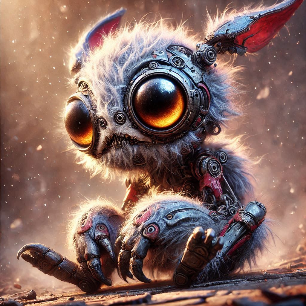 adorable fairy-tale fantasy creature portrait..