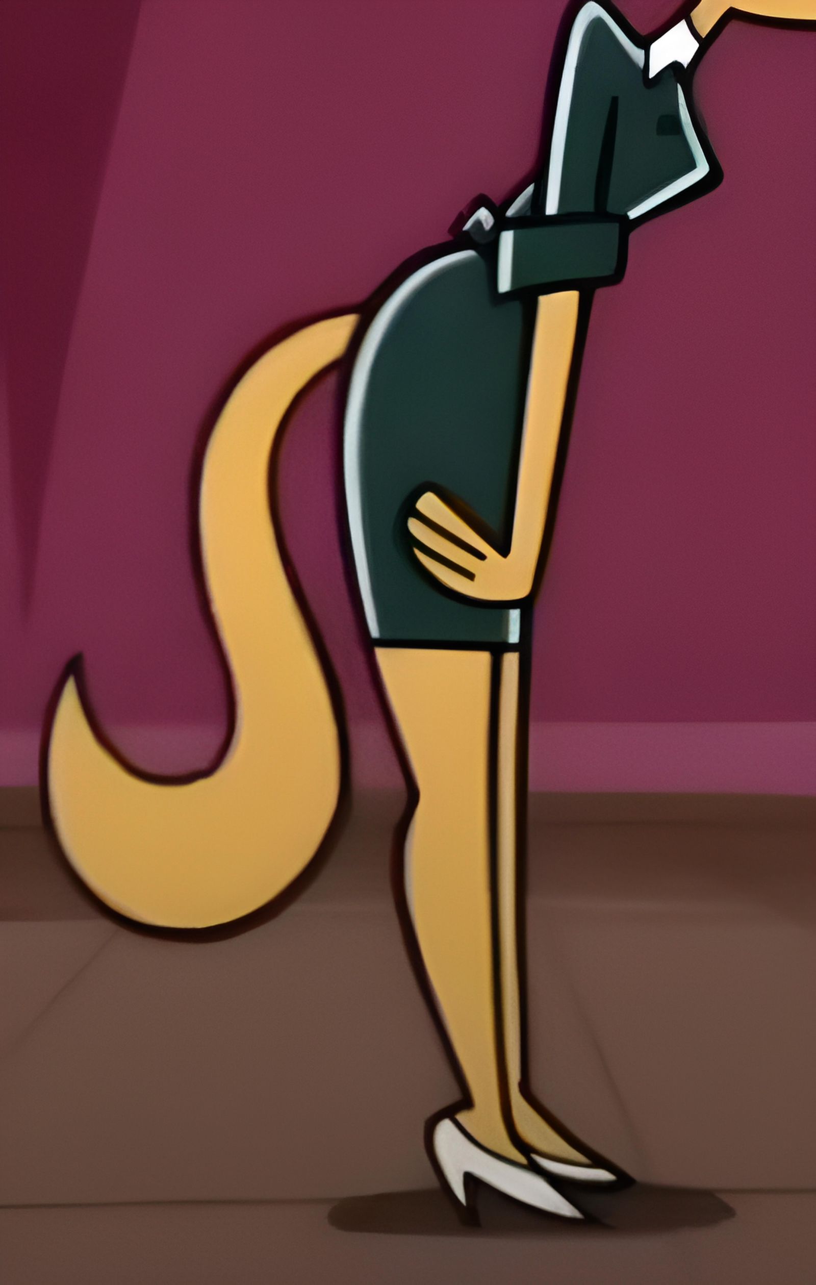 Secretary Kitty Katswell's White Heeled Shoes #4