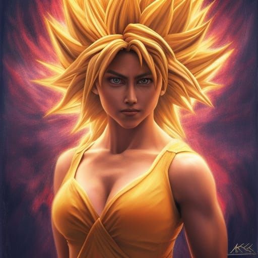 Live action film, Realistic and Beautiful Super Sayayin Fema...