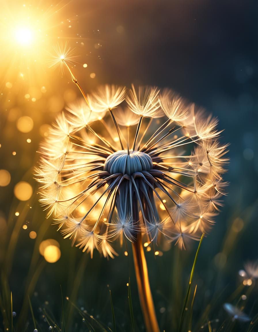 Morning Dandelion  by @MikThor