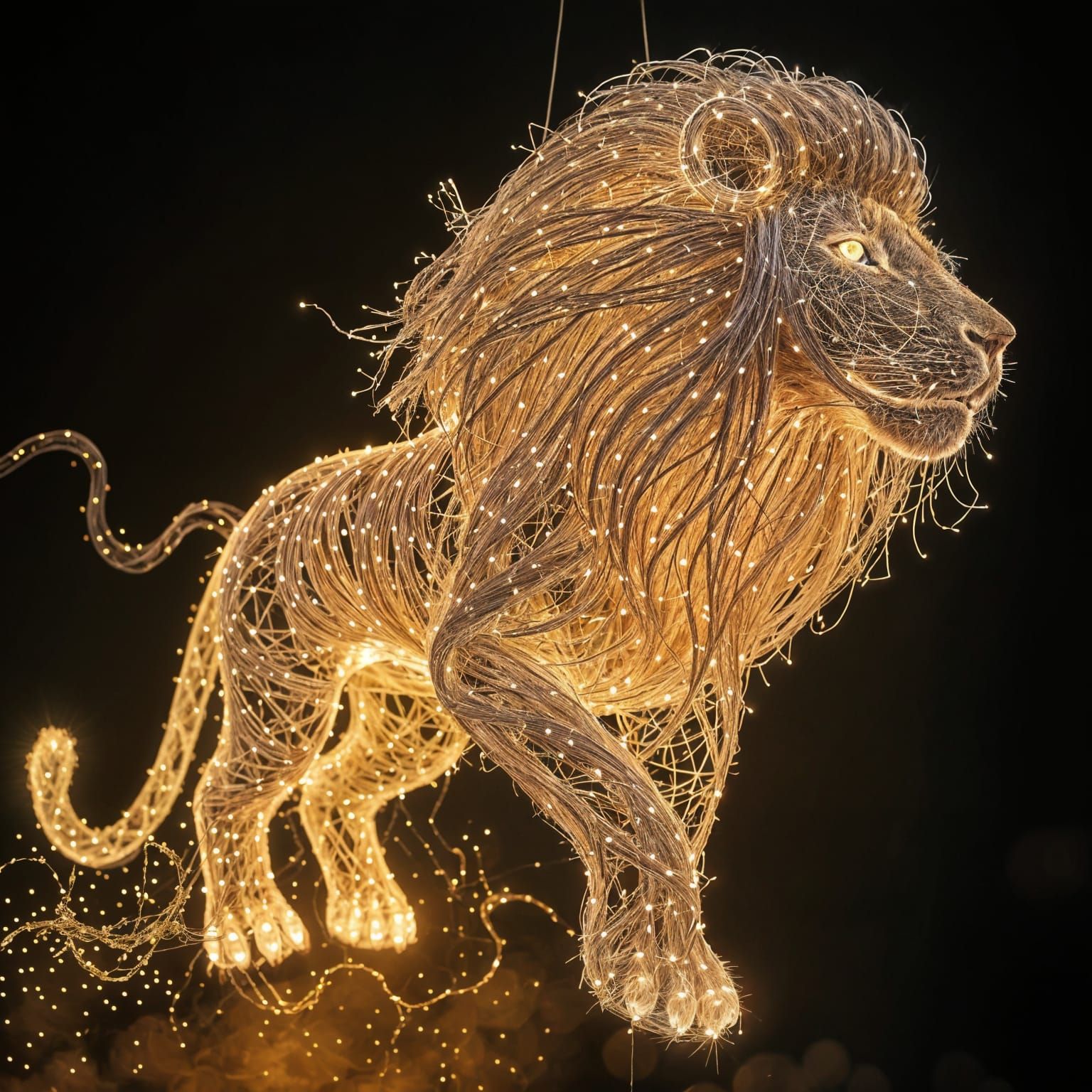 -String Lion-  by @Jake