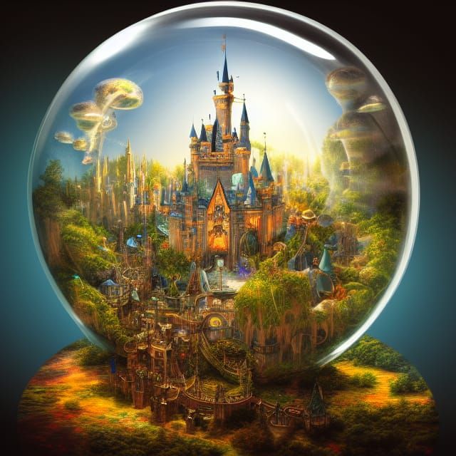 Magical Kingdom in a Glass Sphere undefined