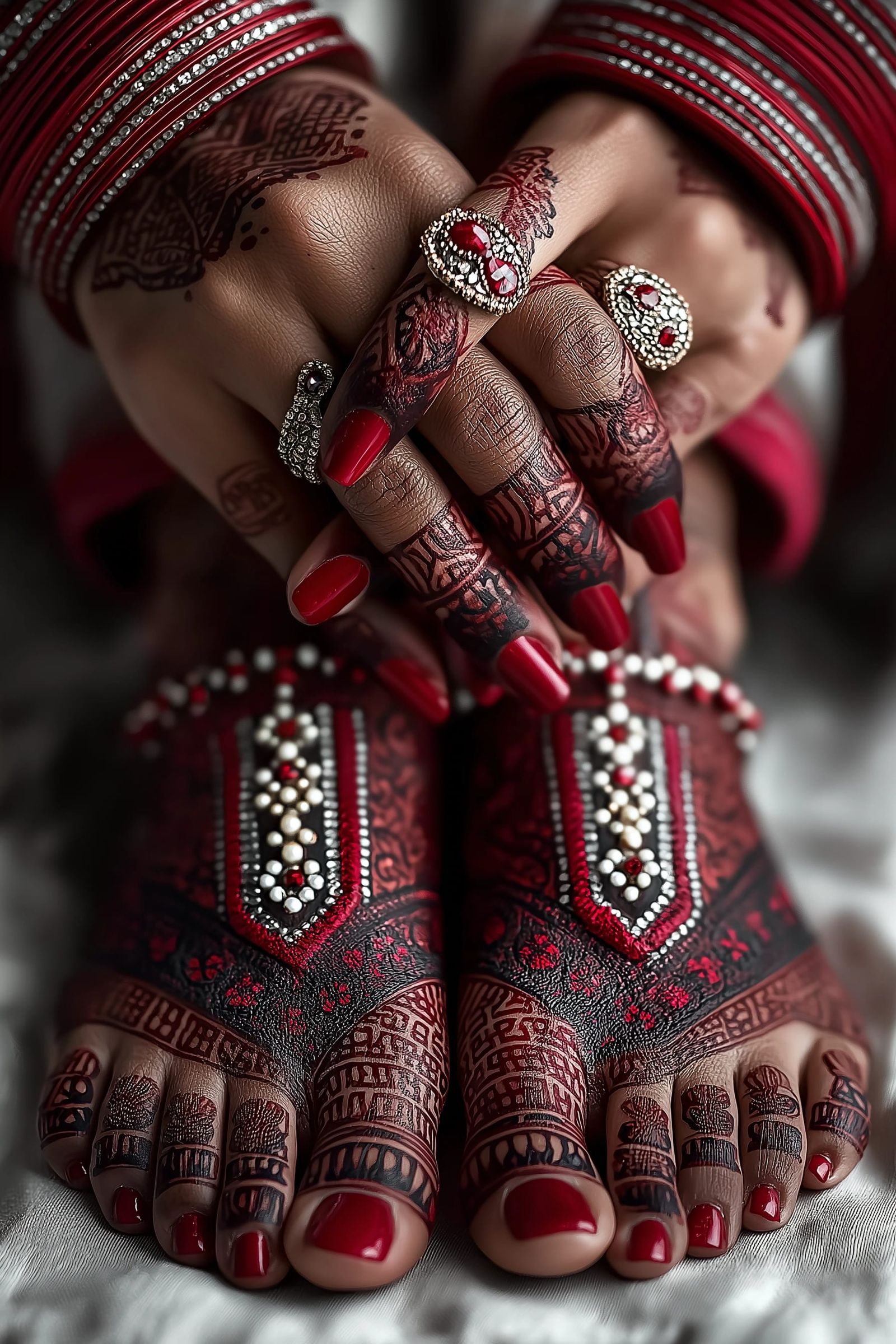 Intimate Bridal Foot Detail