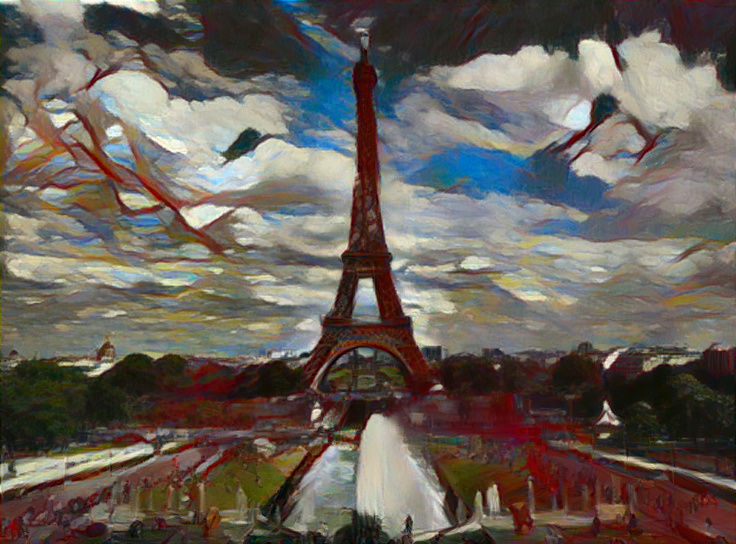 The Eiffel Tower by Tom Thomson