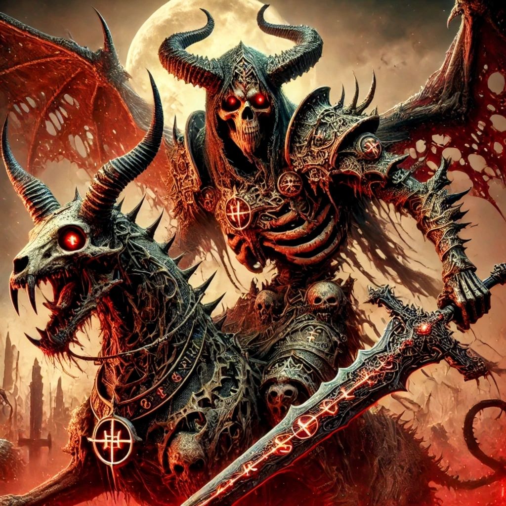 Skeletal rider of the underworld