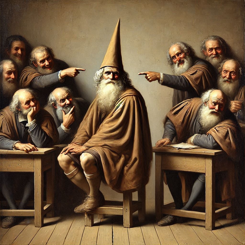 Simon always had trouble keeping up with the other sages