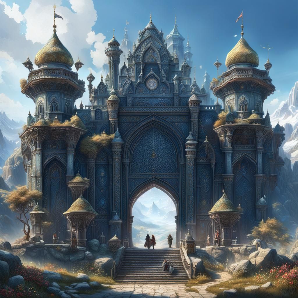 At the gates of isthar; insanely detailed and intricate, sce...