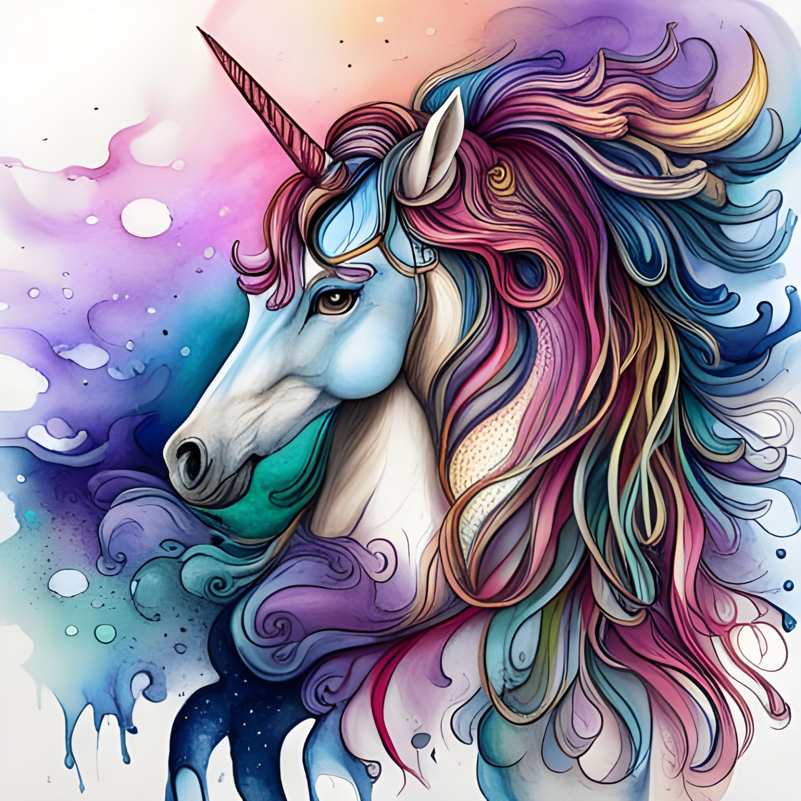 Unicorn Study  by @Raveighen Blackwing