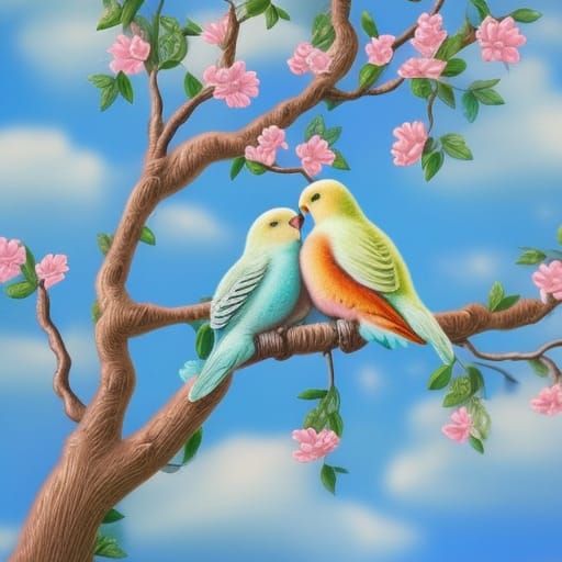 Love birds 3  by @Sage 