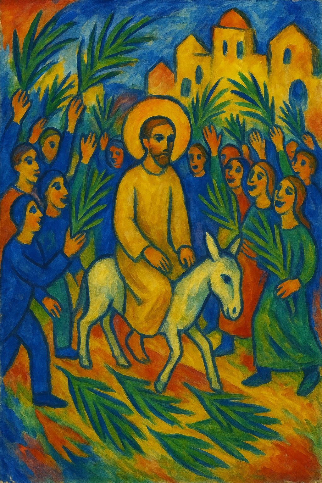 Palm Sunday, Macke-style  – CG