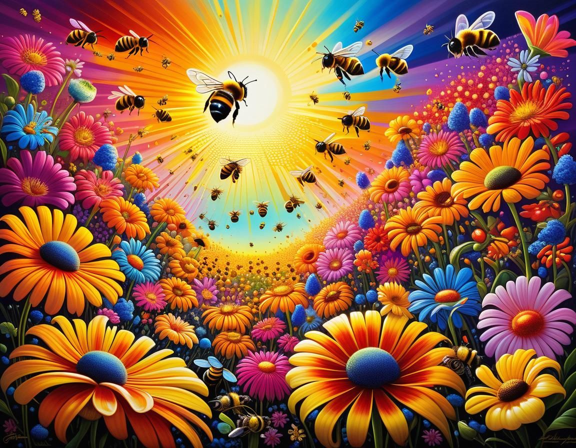 Pollinators - AI Generated Artwork - NightCafe Creator