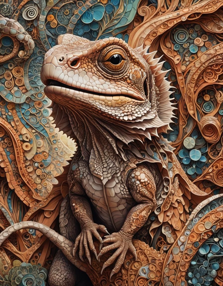 Close-up Portrait Epic Masterpiece Maximalist Mysterious Magnificent Majestic Magical Meticulous Whimsical ...  by @Lennis