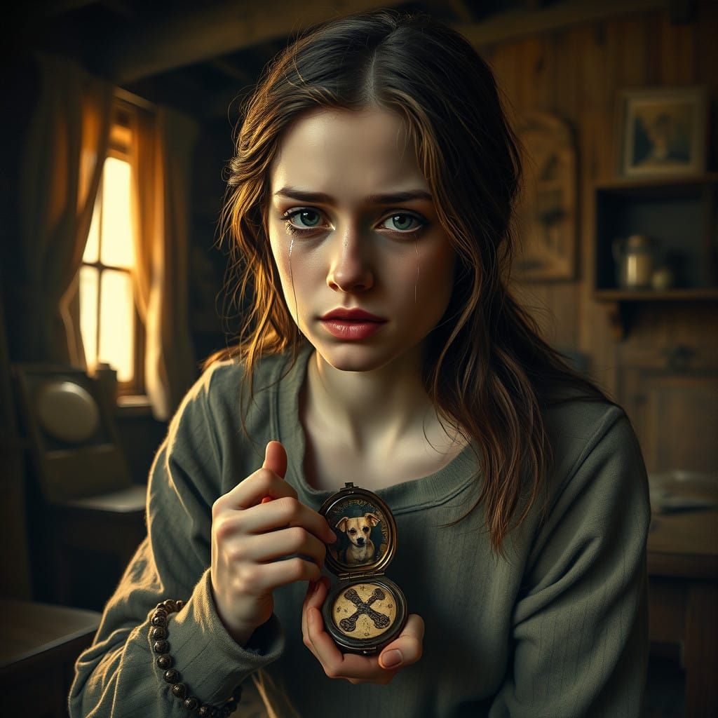 Grief in the aching heart over the death of my dog  by @Linda