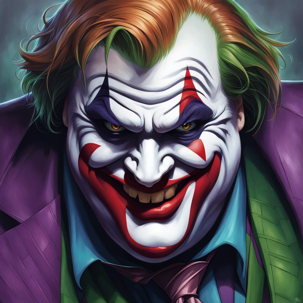 Chris Farley as the Joker in the batman movie - AI Generated Artwork ...