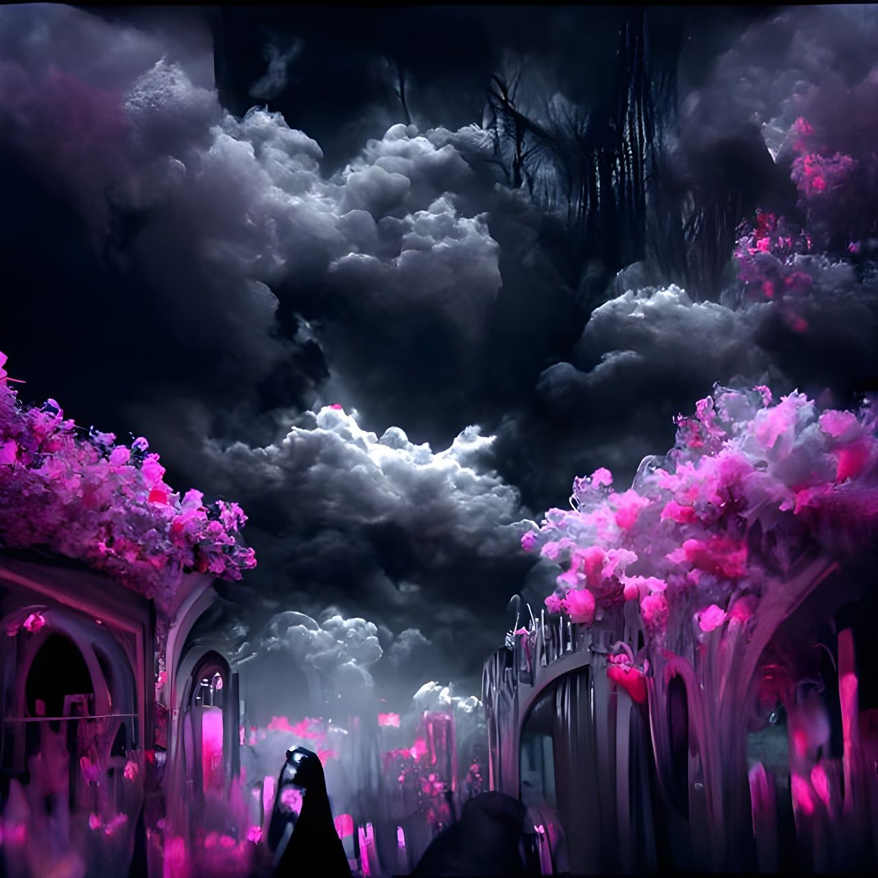 Dark fairytale version of heaven