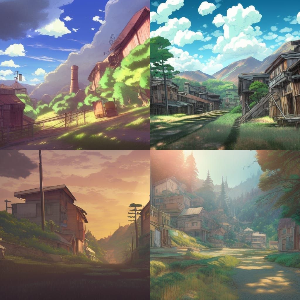 Abandoned mining town