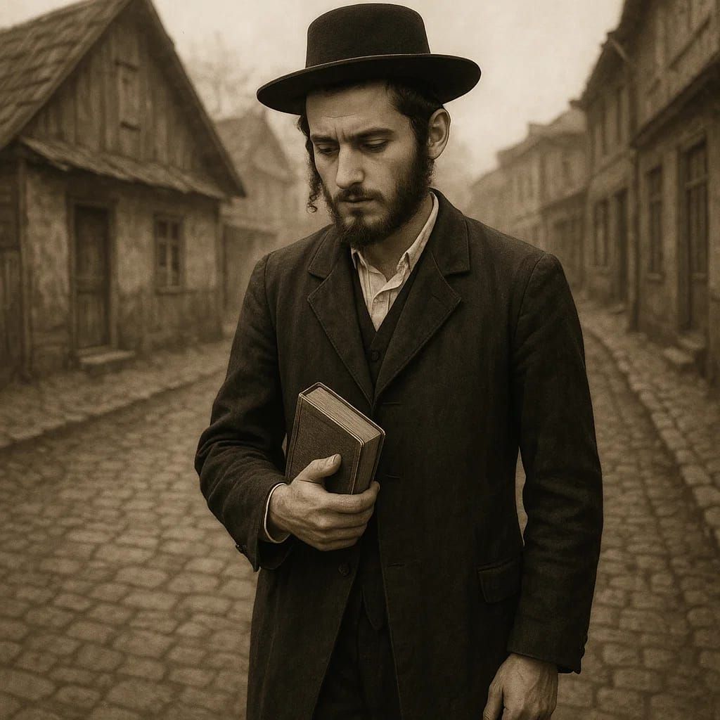 הולך בעיירה