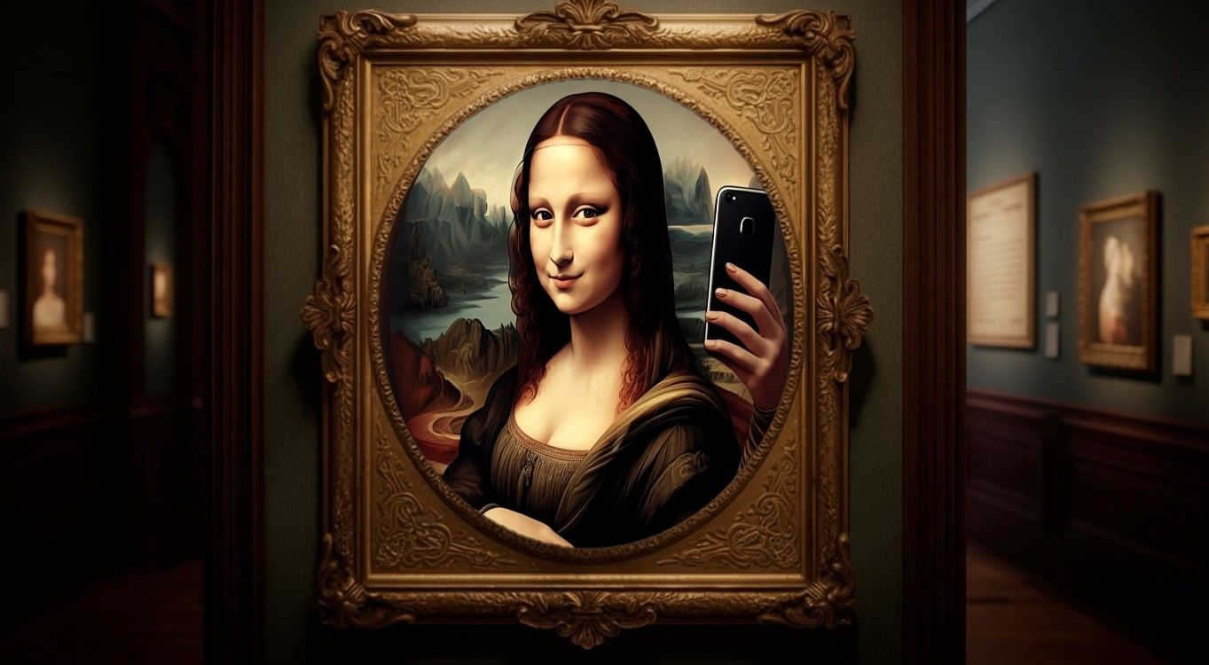 Mona Lisa's Selfie