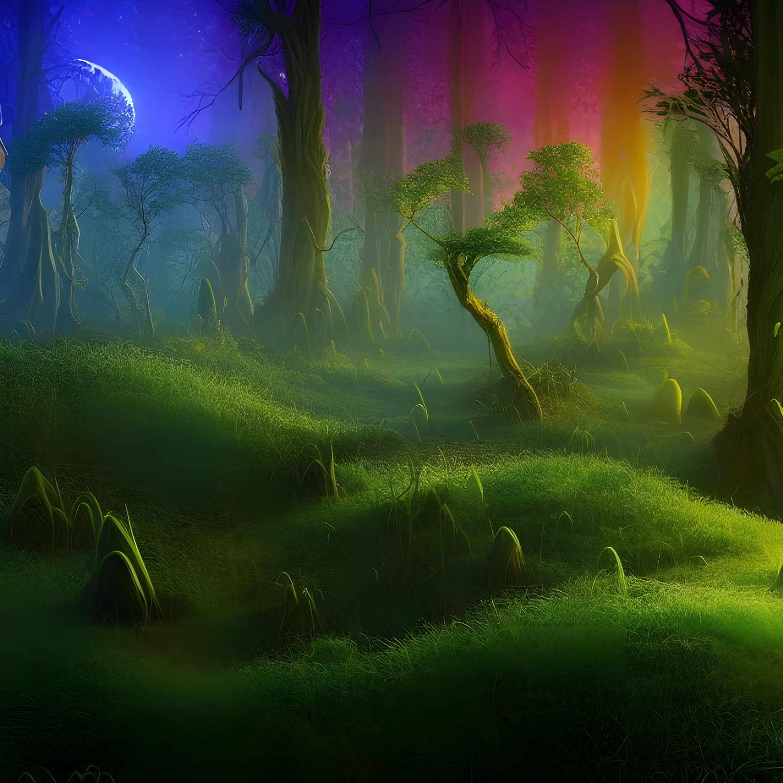 Otherworldly Paradise - AI Generated Artwork - NightCafe Creator