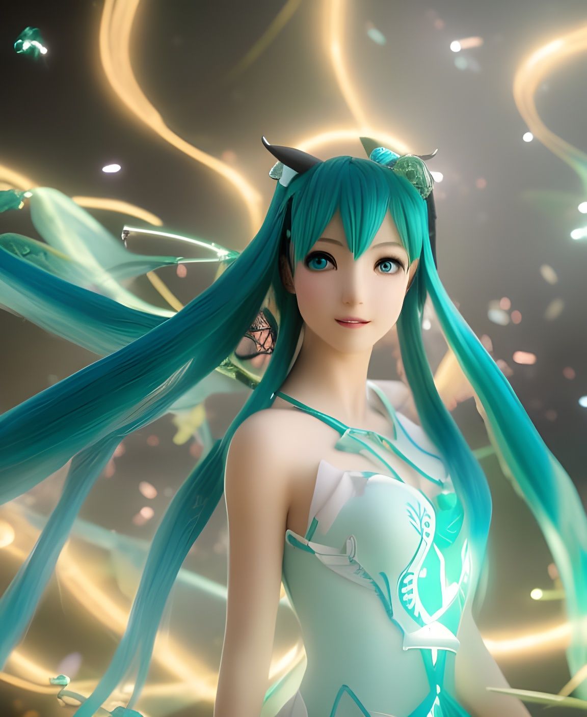 Hatsune Miku 139 - AI Generated Artwork - NightCafe Creator