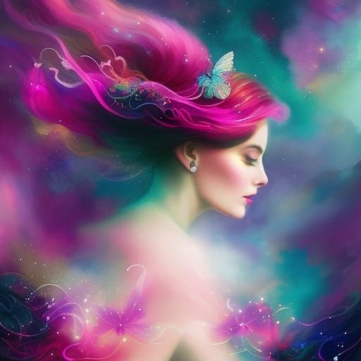 Magenta, the energy of Unity consciousness. - AI Generated Artwork ...