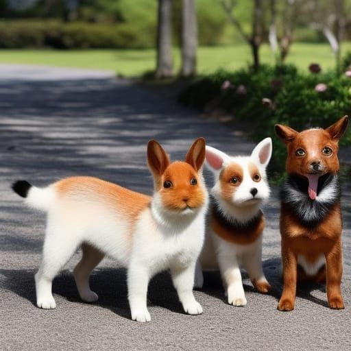 Assorted Animals Generated by AI