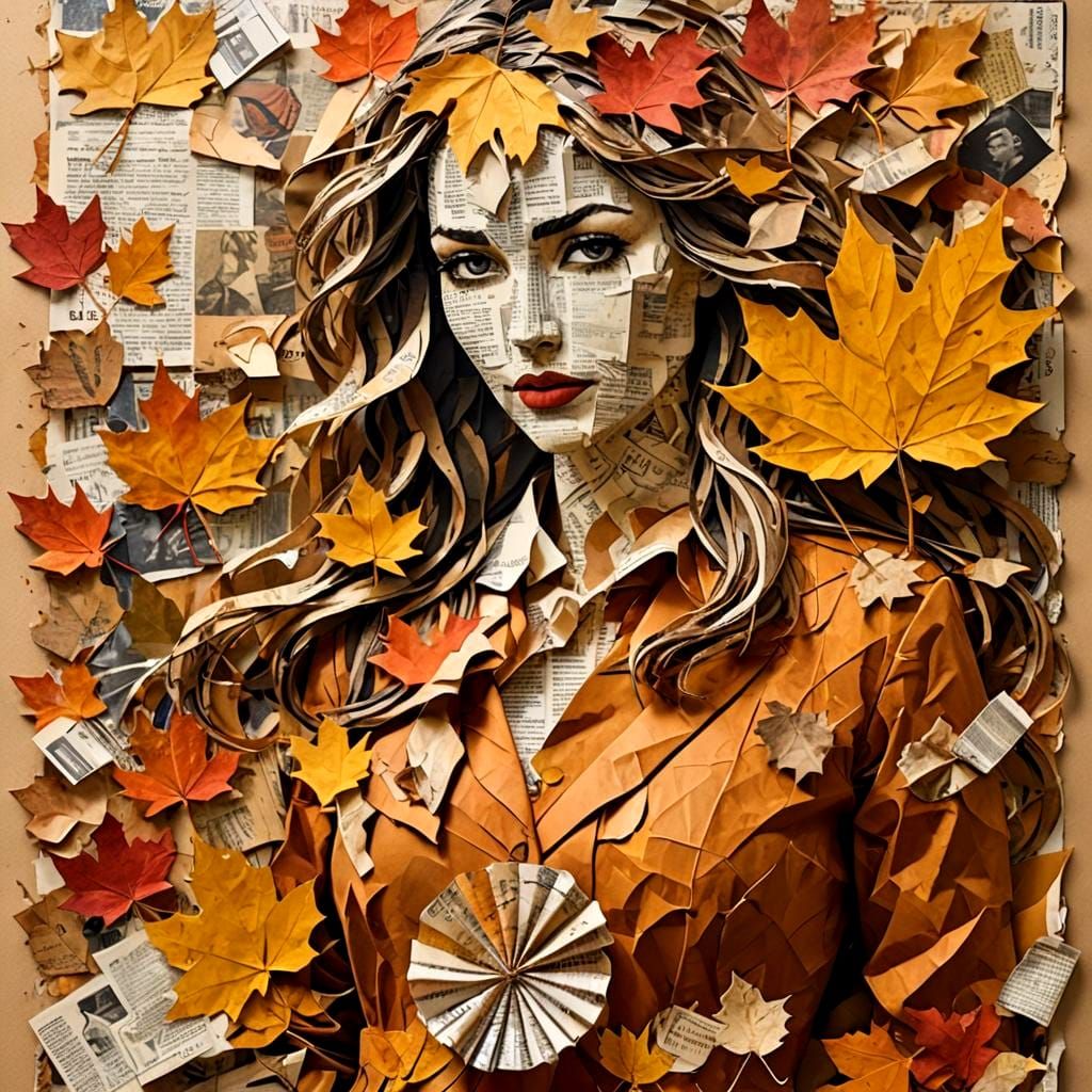 Paper collage